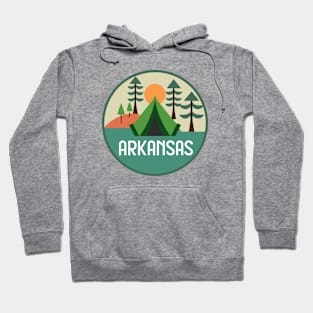 Arkansas Camping Design Hoodie